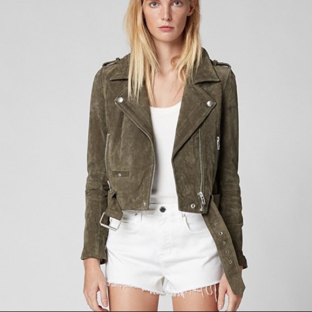 Blank NYC suede moto jacket